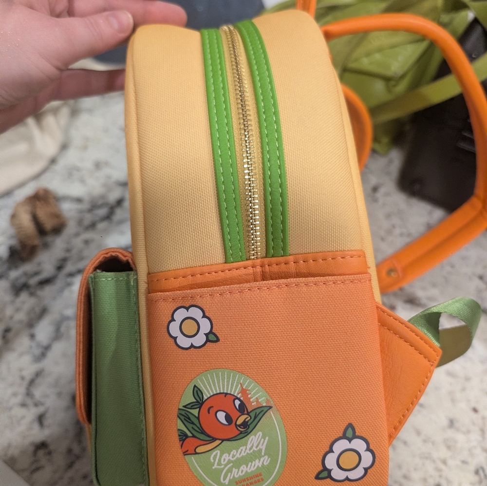 Orange Bird Loungefly Mini Bookbag 2025 Flower And Garden Festival Disney Parks - Picture 4 of 6
